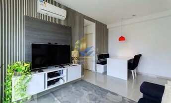 Imagem 4: Apartamento com 1 dormitório para alugar, 54 m² por R$ 3.800,01/mês - Pompéia - Santos/SP