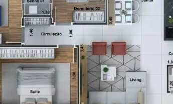 Imagem: Residencial Elegance ao lado do Taubaté