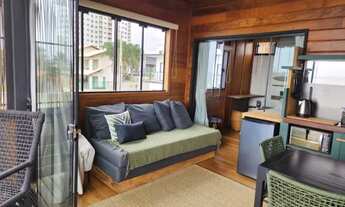 Imagem 6: Apartamento tipo studio com 02 quartos, mobiliado com deck e vista para mar. Piçarras SC