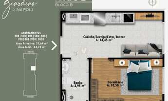 Imagem 3: O Residencial Giardino Di Napoli será construído na Faixa Nova de Camobi, com ac