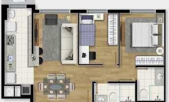 Imagem: Apartamento com 2 quartos à venda, ao lado