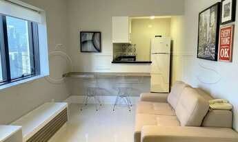 Imagem 2: Flat disponível para locação no The Time contendo 33m², 01 dormitório e 01 vaga de garagem