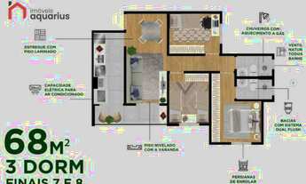 Imagem 7: Apartamento com 2 dormitórios à venda, 63 m² por R$ 299.900,00 - Urbanova - São José dos C