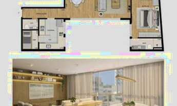 Imagem 2: Apartamento com 129m² com 3 quartos , 2 suítes. Em uma das localizações mais exclusivas da