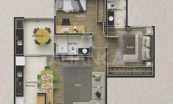 Imagem 5: Apartamento para venda, 2 quarto(s), Presidente Roosevelt, Uberlândia - AP2013