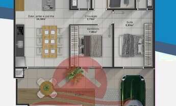 Imagem 7: Apartamento para venda tem 53 metros quadrados com 2 quartos em Caioba - Matinhos - PR
