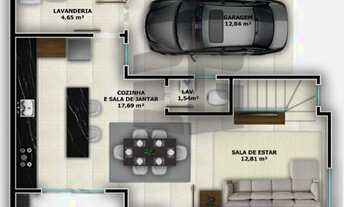 Imagem 7: SOBRADO GEMINADO no BOM RETIRO com 3 quartos para VENDA, 123 m²