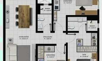 Imagem 4: Apartamento 3 Dormitórios para venda em São José - SC