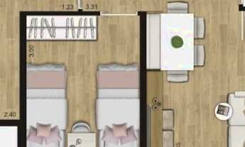 Imagem 6: Apartamento para venda tem 40 metros quadrados com 2 quartos em Canhema - Diadema - SP