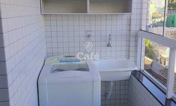 Imagem 5: Apartamento 1 dormitório, sala de estar, banheiro social, cozinha, sacada fechada com chur