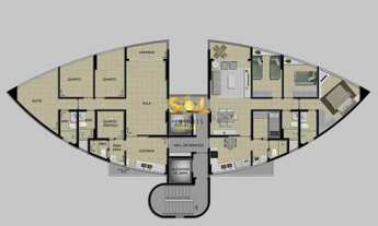 Imagem 7: Apartamento à venda, 3 quartos, 1 suíte, 2 vagas, Boa Viagem - Recife/PE