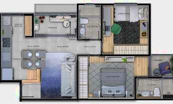 Imagem 5: Apartamento 2 quartos com suite e varanda com duas vagas no Santa Efigênia