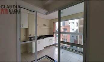 Imagem 2: Aluga apartamento em Pinheiros de 43m² com 01 quarto e 01 vaga. Lazer completo!