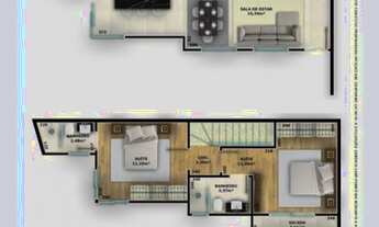 Imagem 6: SOBRADO GEMINADO no BOM RETIRO com 2 quartos para VENDA, 86 m²