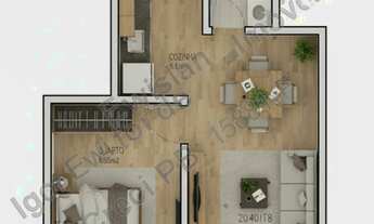 Imagem 2: Vendo Apartamento com 1 Quarto no Bairro dos Estados