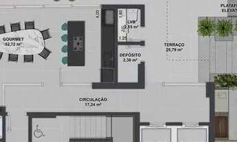 Imagem 3: Apartamento 3 Dormitórios para venda em Florianópolis - SC