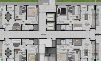 Imagem 7: Residencial Via Firenze. Apartamentos 02 e 03 quartos