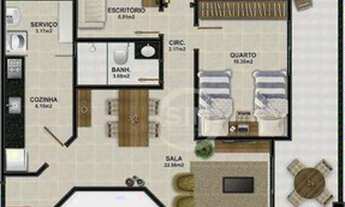 Imagem 2: Apartamento com 2 dormitórios à venda, 105 m² a partir de R$ 556.500 - Braga - Cabo Frio/R