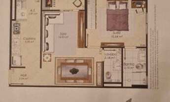 Imagem 7: Apartamento com 1 dormitório à venda, 53 m² por R$ 250.000,00 - Aviação - Praia Grande/SP