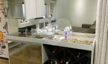 Imagem 5: Excelente apartamento de 60m² com 02 dormitórios, wc social com box e gabinete, sala proje