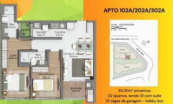Imagem 5: Apartamento de 2 Dormitórios | 1 Suíte | Santo Antônio de Lisboa