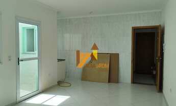 Imagem 2: Apartamento com 2 dormitórios para alugar, 55 m² por R$ 1.570,00/mês - Vila Linda - Santo