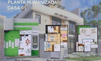 Imagem 4: Sobrado com 3 dormitórios à venda, 134 m² por R$ 719.000,00 - Hauer - Curitiba/PR