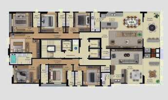 Imagem 6: Apartamento com 4 dormitórios à venda sendo 4 suítes, 202.16 m² por - R$ 3.512.131,51 - Me