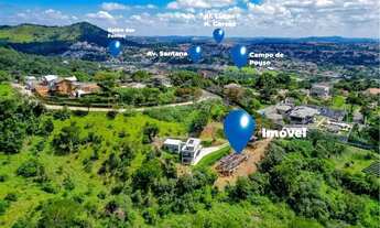 Imagem 6: Terreno no Parque Arco Íris em Atibaia com 2.174 m², vista permanente para a Serra e proje