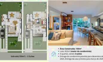 Imagem 4: Ágio no Jardins Berlim, Sobrado 3 suítes com maior lote do condomínio