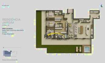 Imagem 2: Apartamento Garden à venda, 182 m² por R$ 4.937.337,00 - Cabral - Curitiba/PR