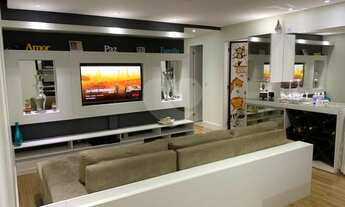 Imagem 3: Excelente apartamento de 60m² com 02 dormitórios, wc social com box e gabinete, sala proje