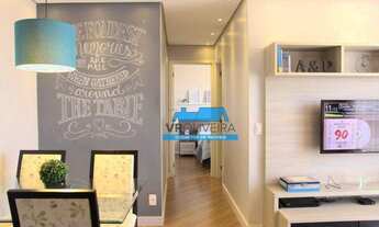 Imagem 2: Apartamento com 2 dormitórios à venda, 50 m² por R$ 339.000 - Vila Metalúrgica - Santo And