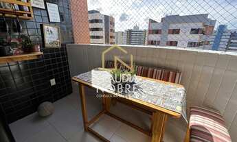 Imagem 2: Apartamento no Poço, 126m², 3/4 - 2 suítes, varanda