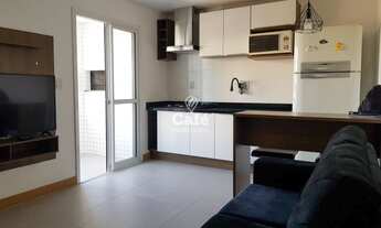 Imagem 3: Apartamento 1 dormitório, sala de estar, banheiro social, cozinha, sacada fechada com chur