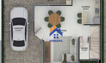 Imagem 6: Sobrado com 3 dormitórios à venda, 102 m² por R$ 545.000,00 - Bairro Alto - Curitiba/PR