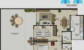 Imagem 5: Apartamento com 2 dormitórios à venda, 104,76m² nas Palmeiras - Cabo Frio/RJ