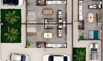 Imagem 2: Sobrado Geminado 01 com 90m2 Praia do Ervino/SC