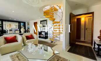 Imagem 6: Cobertura Duplex de 3 quartos com piscina e vista lateral mar no Leblon