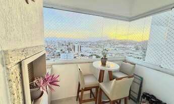 Imagem 3: Apartamento mobiliado 2 dormitórios sendo 1 suite no Colina Real em Barreiros - São José