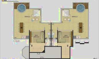 Imagem 4: Apartamento, 3 quartos, Sinimbu (Rio Branco). Venda.(6