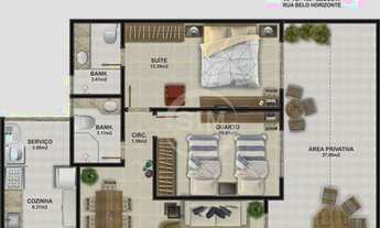 Imagem 7: Apartamento com 2 dormitórios à venda, 104,76m² nas Palmeiras - Cabo Frio/RJ