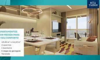 Imagem 4: Alvorada Boa Viagem - 2 Quartos - 45m² - Lazer Completo - Financiamento até 90% pela Caixa