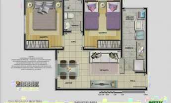 Imagem 5: Apartamento no Dom Aquino. 2 quartos (Ar Condicionado + planejados