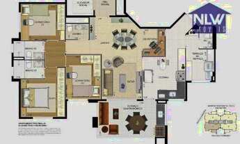 Imagem 3: Apartamento com 3 dormitórios à venda, 118 m² por R$ 1.350.000,00 - Chácara Santo Antônio