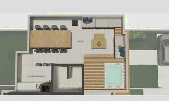 Imagem 5: Sobrado Triplex 3 quartos com 147m² à venda no Lindóia, Curitiba/PR