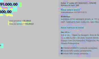 Imagem 3: Casa com 3 dormitórios à venda por R$ 174.600 - Jardim Ipanema - São Carlos/SP