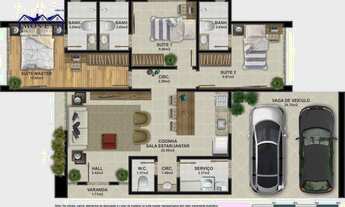 Imagem 3: Casa com 3 dormitórios à venda, 93 m² por R$ 550.000,00 - Ubatiba - Maricá/RJ