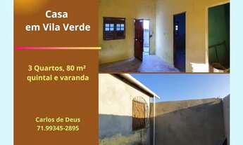 Imagem: Casa 3 Quartos, 80 m², varanda, quintal