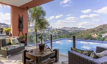 Imagem 1: Casa com 5 dormitórios à venda, 440 m² por R$ 4.837.000,00 - Vila Alpina - Nova Lima/MG